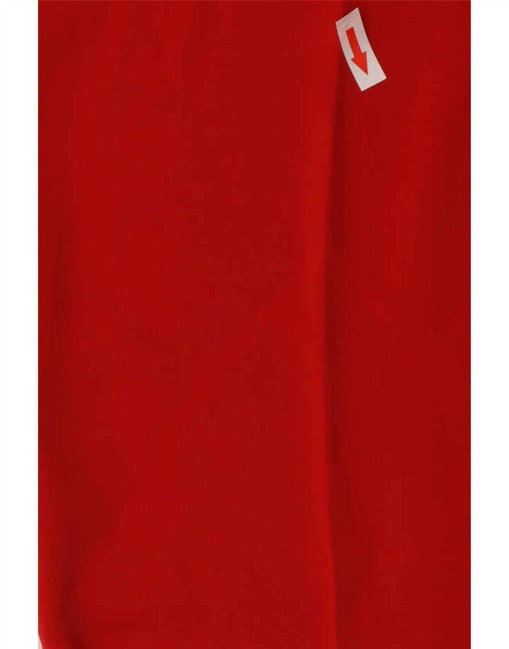 Burberry Womens Straight Casual Trousers IT 42 Medium W30 L27 Red