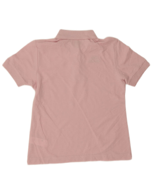 Kappa Womens Polo Shirt UK 12 Medium Pink Cotton