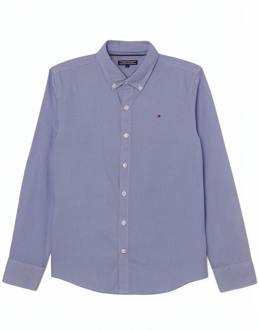 Tommy Hilfiger Boys Shirt 11-12 Years Blue Cotton