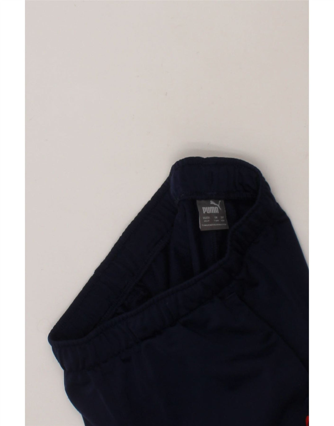 PUMA Boys Tracksuit Trousers 7-8 Years  Navy Blue Polyester Vintage Puma and Second-Hand Puma from Messina Hembry 