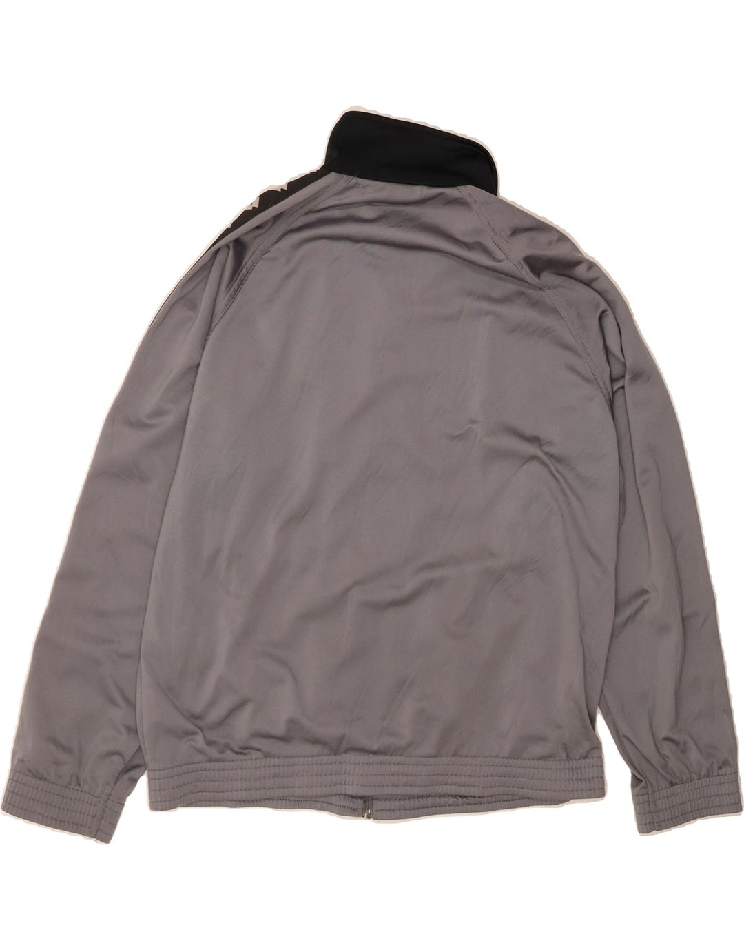 LOTTO Mens Graphic Tracksuit Top Jacket XL Grey Colourblock Polyester Vintage Lotto and Second-Hand Lotto from Messina Hembry 