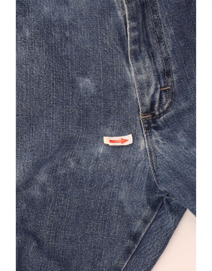 Wrangler Mens Cargo Straight Jeans W30 L30 Blue Cotton