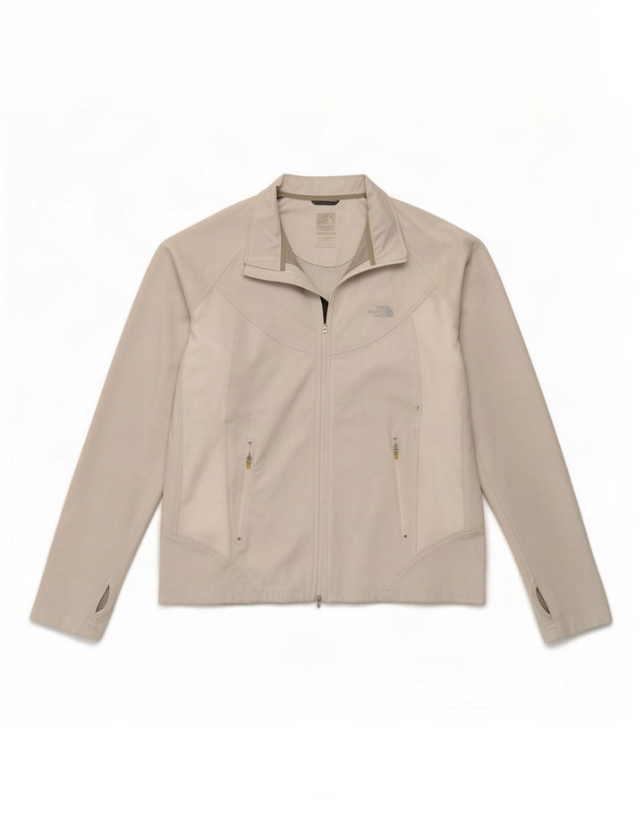 The North Face Womens Tracksuit Top Jacket UK 18 XL White Polyester