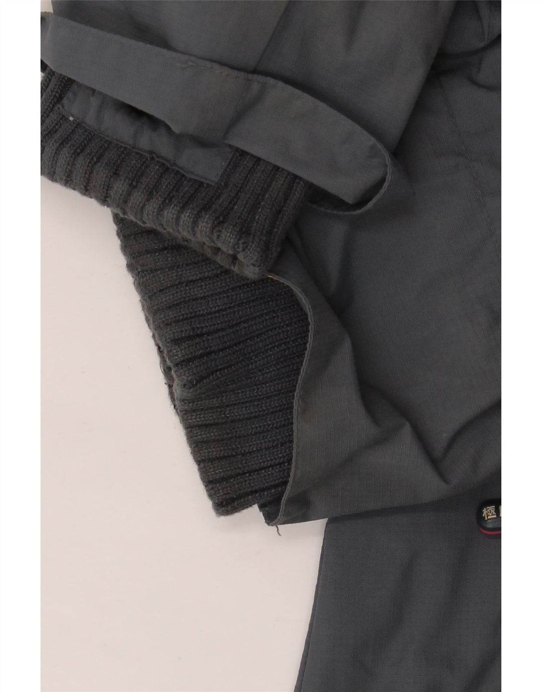 Superdry Womens Windcheater Rain Jacket UK 42 XL Grey Nylon