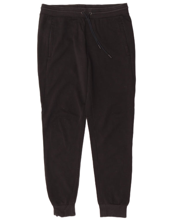 Tommy Hilfiger Mens Tracksuit Trousers Joggers Large Black Cotton Sports