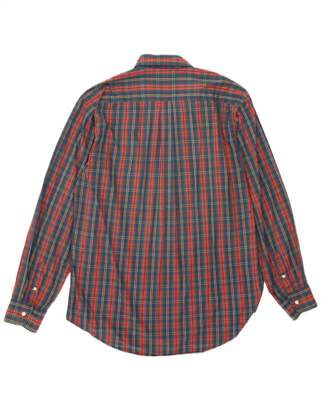 Balloon Mens Shirt Size 17 43  XL Multicoloured Plaid Cotton