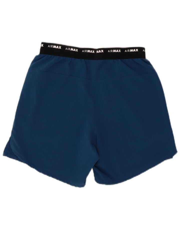 Nike Mens Air Max Graphic Sport Shorts Small  Blue Colourblock Polyester