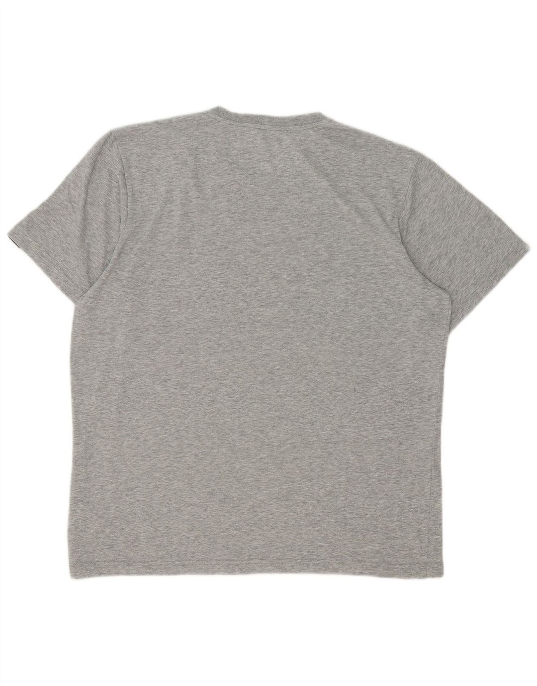 Adidas Mens Graphic T-Shirt Top Large Grey Flecked Cotton