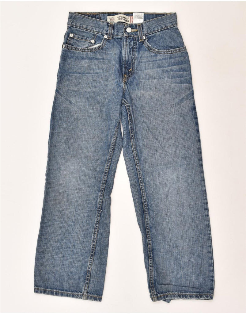 LEVI'S Boys 569 Loose Fit Straight Jeans 9-10 Years W25 L25 Blue Cotton | Vintage Levi's | Thrift | Second-Hand Levi's | Used Clothing | Messina Hembry 