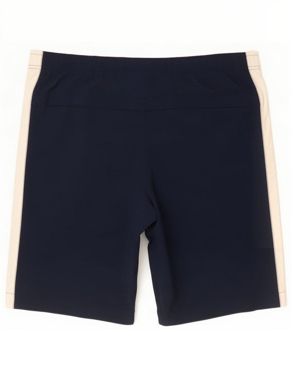 Nike Mens Sport Shorts Small Navy Blue Colourblock Nylon