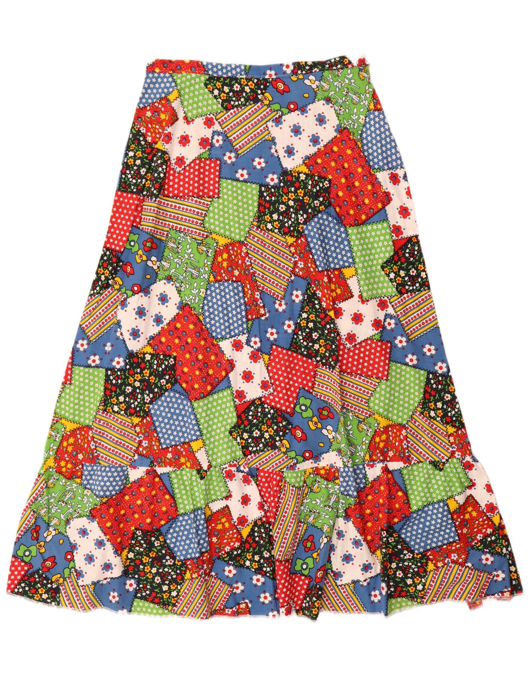 Konfetti-Modell Womens Midi Skirt Medium W30 Multicoloured Patchwork