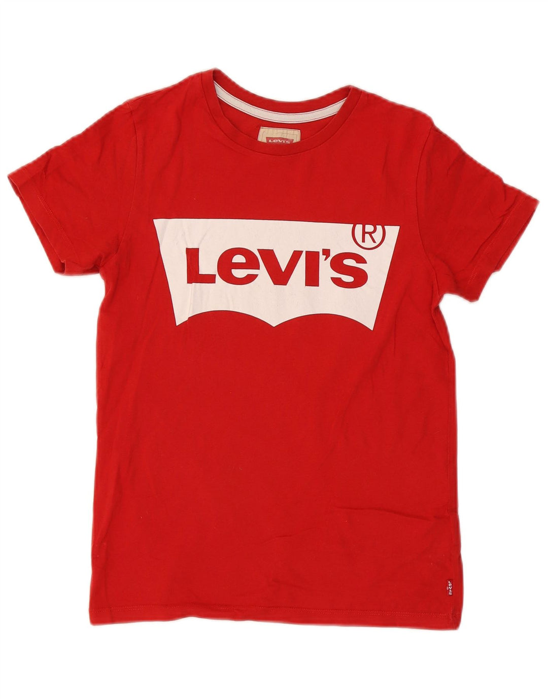 Levi's Boys Graphic T-Shirt Top 13-14 Years Red Cotton
