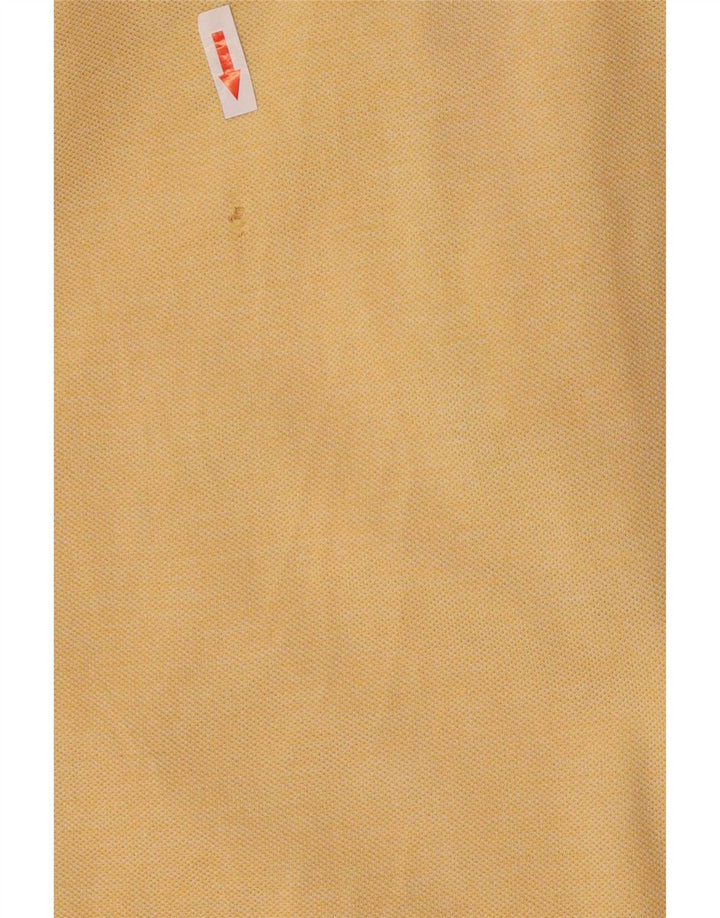 Lacoste Mens Polo Shirt Size 5 Large Yellow Cotton