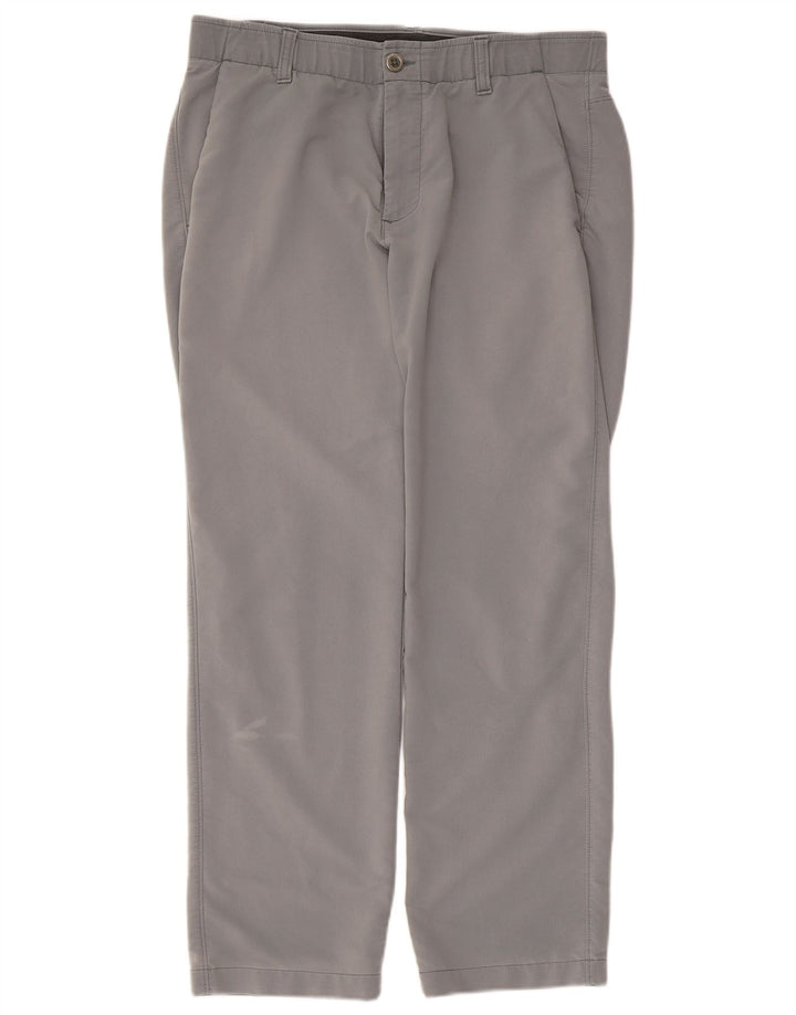 Under Armour Mens Straight Chino Trousers W34 L30 Grey