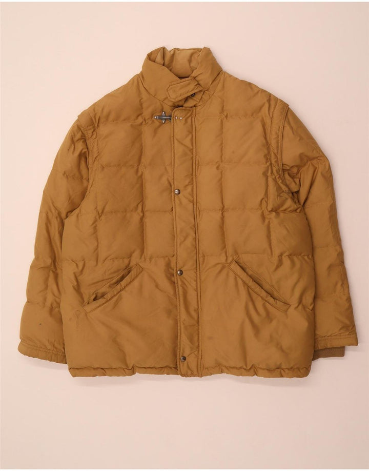 FAY Mens Padded Jacket UK 40 Large Beige