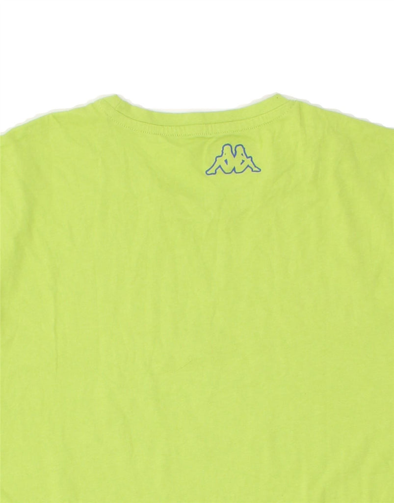 KAPPA Mens Graphic T-Shirt Top XL Green Cotton Vintage Kappa and Second-Hand Kappa from Messina Hembry 