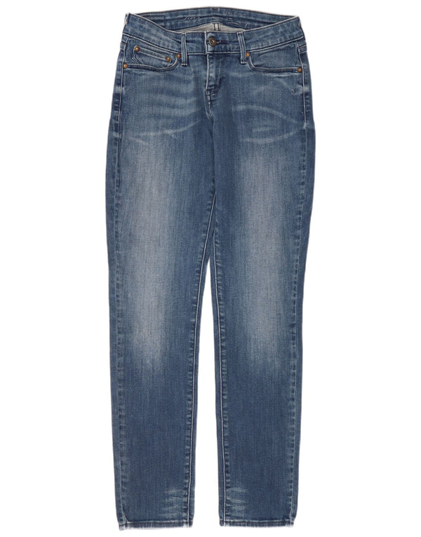 Levi's Womens Demi Curve Skinny Jeans W25 L30 Blue Cotton