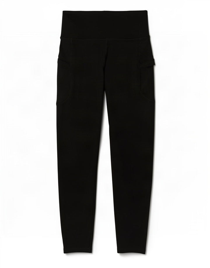Nike Womens Dri Fit Crop Leggings UK 12 Medium Black Polyester