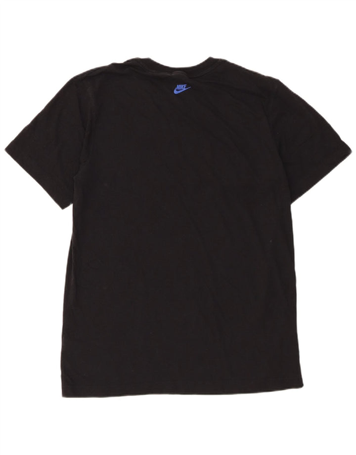 Nike Mens Graphic T-Shirt Top Medium Black Cotton