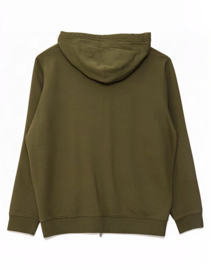 Levi's Mens Standard Zip Hoodie Sweater Large Khaki Cotton