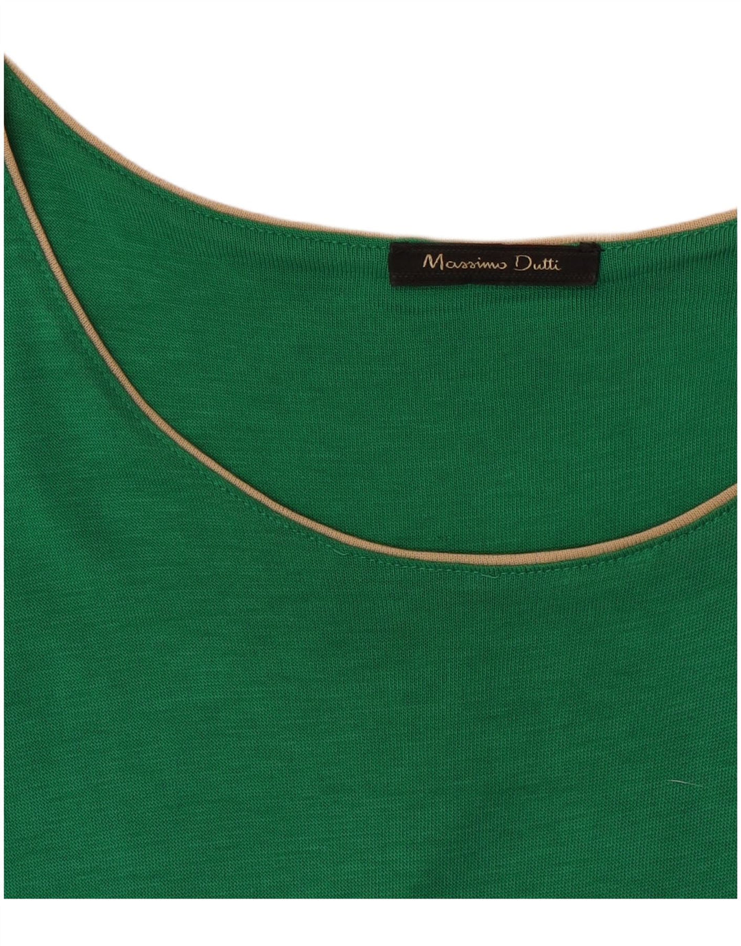 Massimo Dutti Womens Sleeveless Shift Dress UK 8 Small Green
