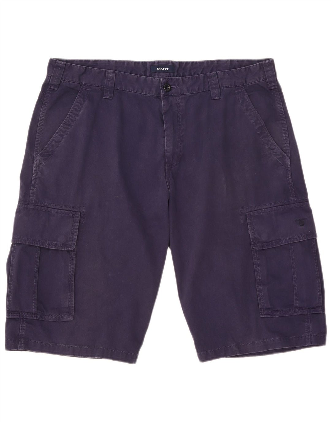 Gant Mens Cargo Shorts W38 XL Navy Blue Cotton
