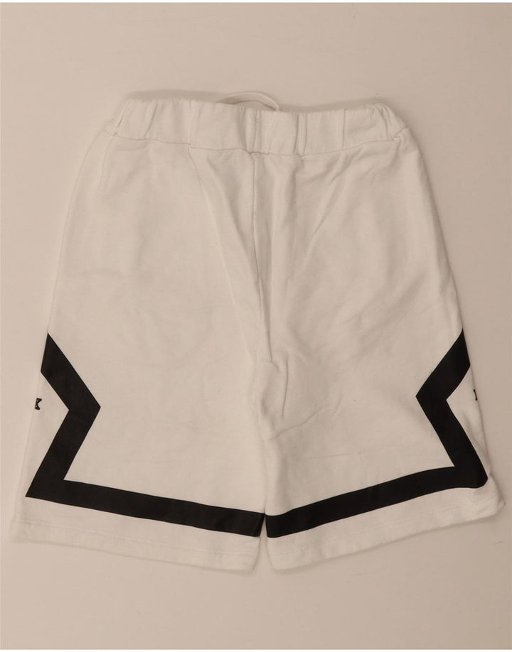 PYREX Boys Graphic Sport Shorts 11-12 Years  White Colourblock Cotton