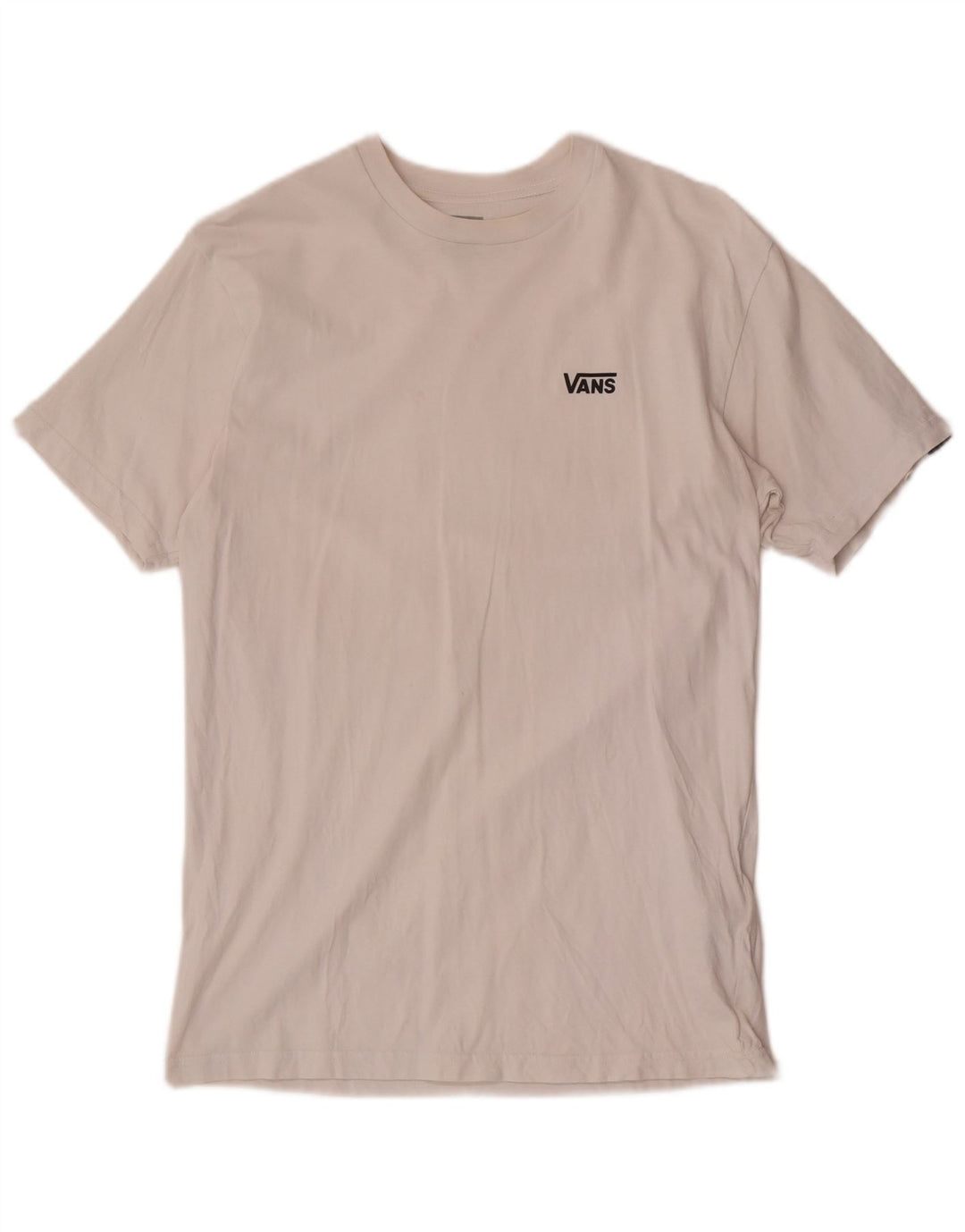 Vans Mens Classic Fit T-Shirt Top Medium White Cotton