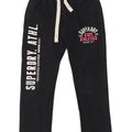 Superdry Womens Graphic Tracksuit Trousers UK 14 Medium  Black Cotton