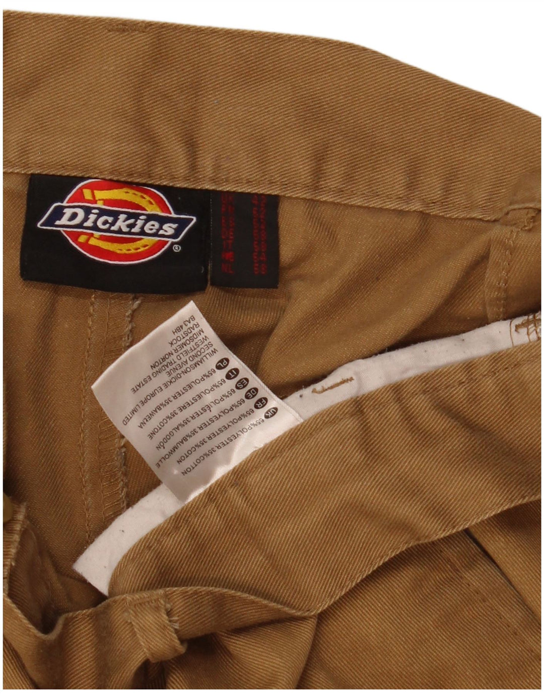 Dickies Mens Cargo Shorts W42 2XL Khaki Polyester