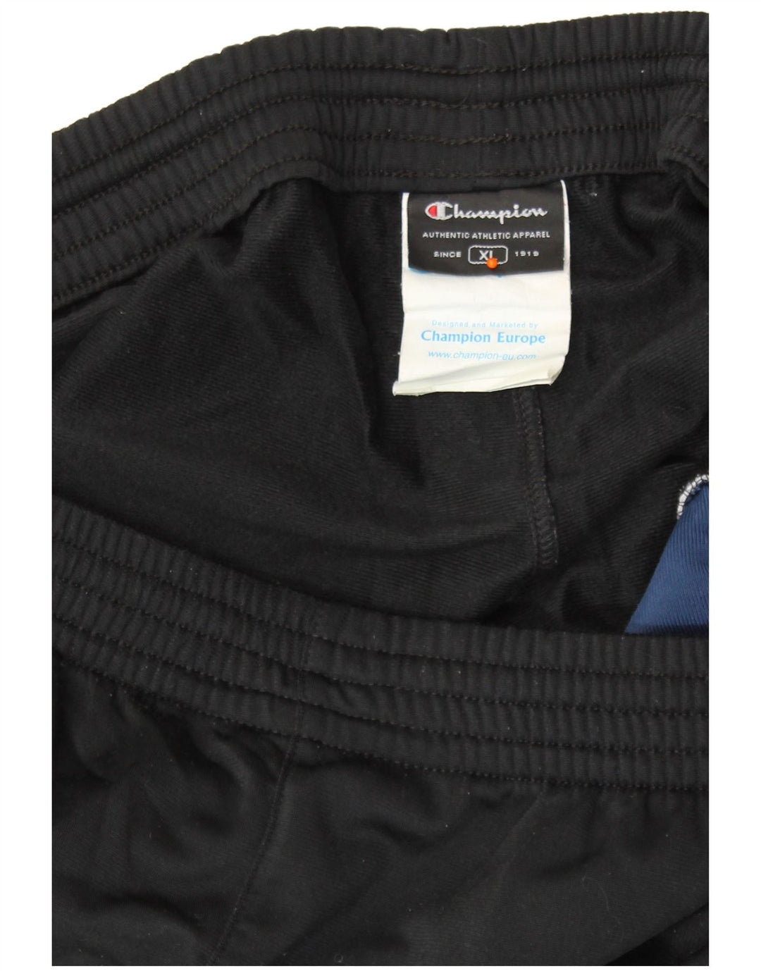 CHAMPION Mens Tracksuit Trousers Joggers XL  Black Polyester