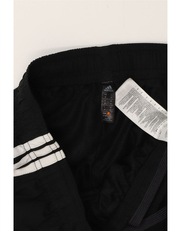 ADIDAS Mens Tracksuit Trousers Joggers Medium  Black Polyester