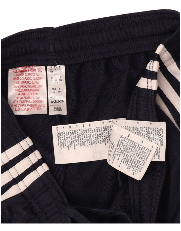 Adidas Boys Tracksuit Trousers 13-14 Years Navy Blue