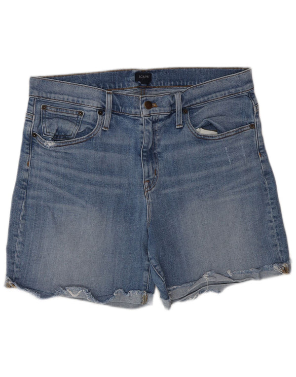 J. Crew Womens Denim Shorts W32 Large Blue