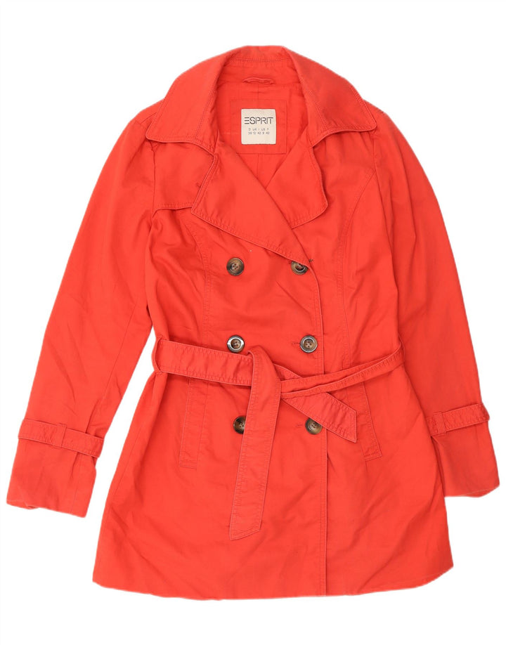 Esprit Womens Trench Coat UK 12 Medium  Red