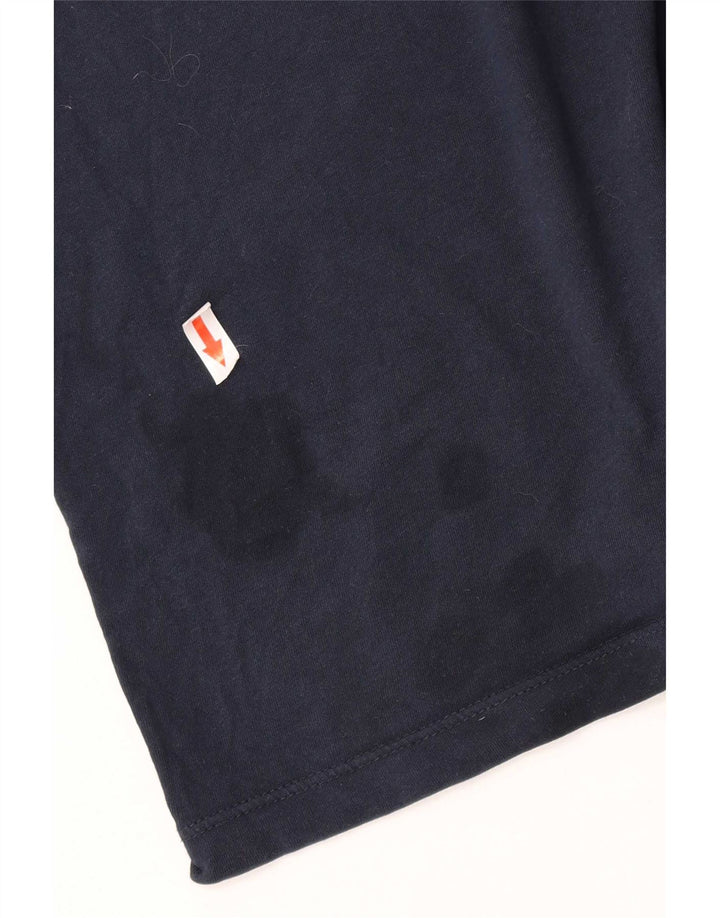 Jack & Jones Mens Graphic T-Shirt Top XL Navy Blue