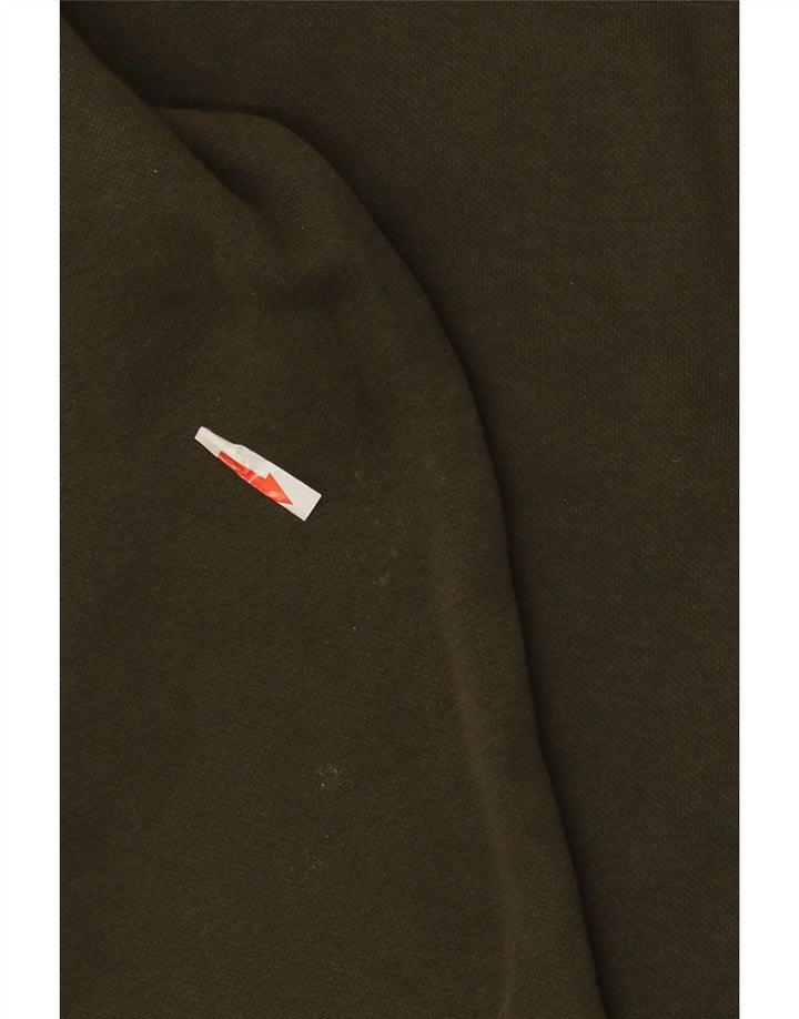 Puma Mens Graphic Sweatshirt Jumper XS Khaki Cotton