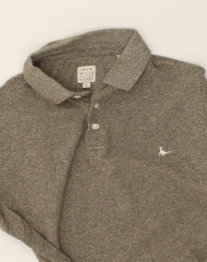 JACK WILLS Mens Polo Shirt XS Grey Cotton | Vintage Jack Wills | Thrift | Second-Hand Jack Wills | Used Clothing | Messina Hembry 