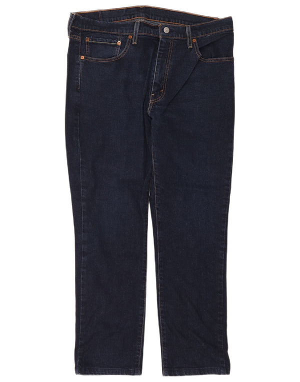 Levi's Mens 511 Slim Jeans W36 L32 Navy Blue Cotton