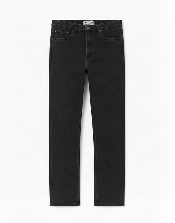 Lee Mens Riders Straight Jeans W33 L34 Black Cotton