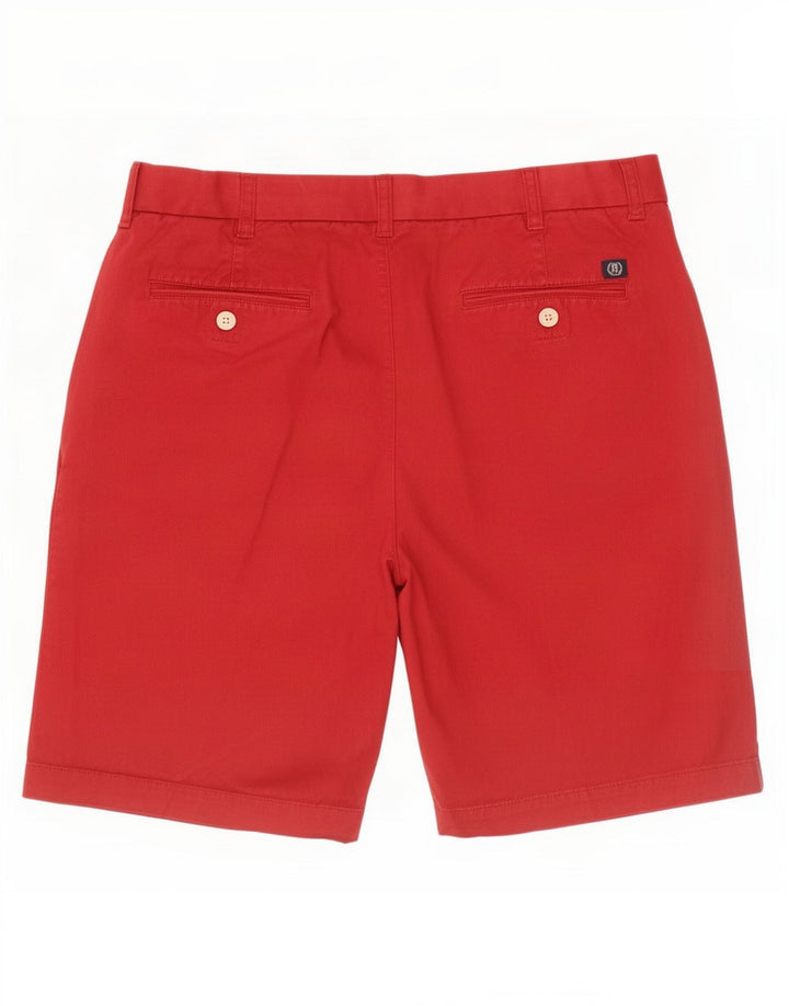 Blue Harbour Mens Chino Shorts Large W34 Red Cotton