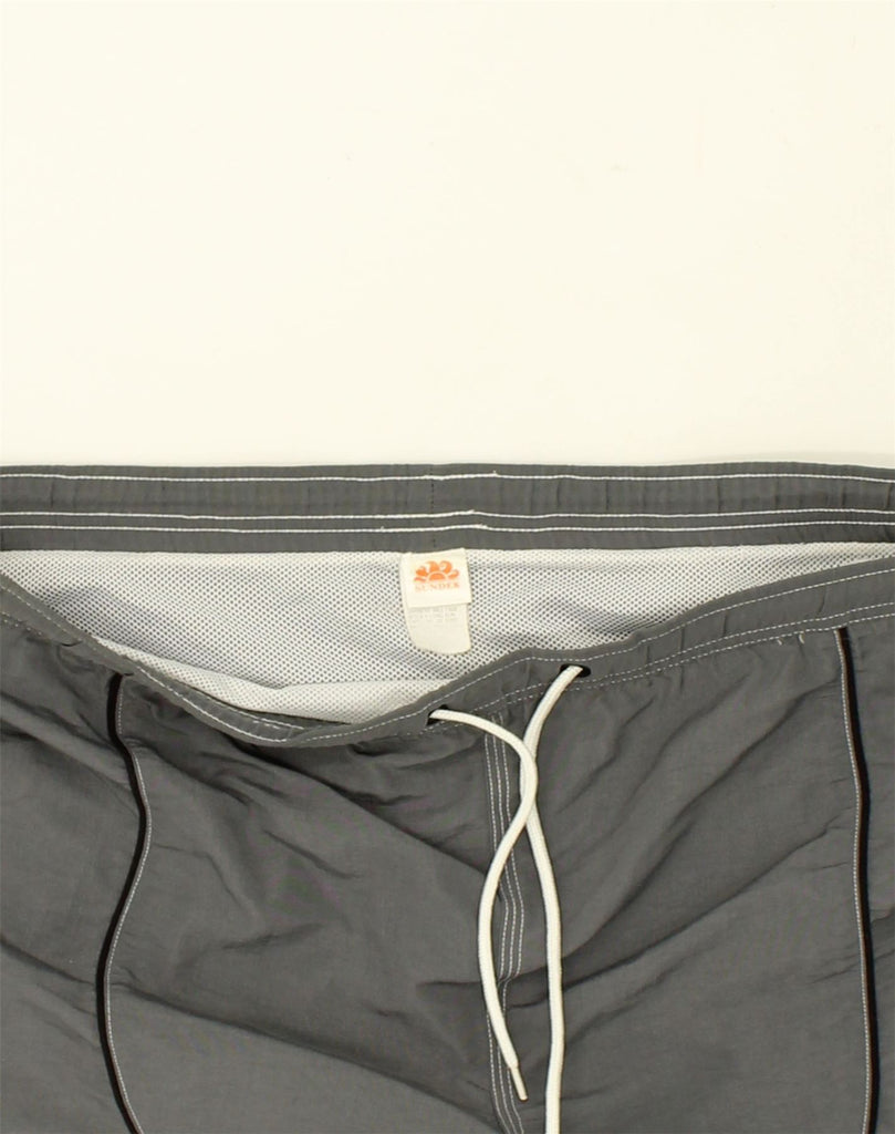 SUNDEK Mens Swimming Shorts Medium Grey Nylon | Vintage Sundek | Thrift | Second-Hand Sundek | Used Clothing | Messina Hembry 