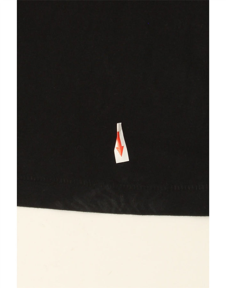 French Connection Mens Polo Shirt Large Black Cotton