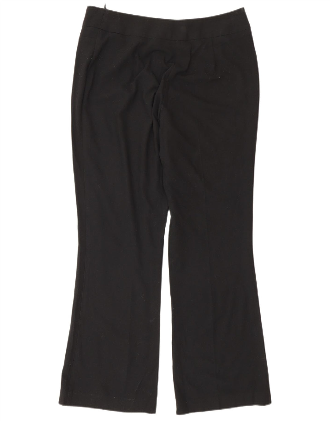 Marks & Spencer Womens Bootcut Casual Trousers UK 12 Medium W30 L29 Black