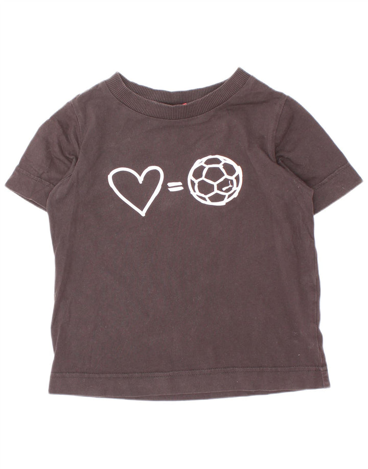 Puma Girls Graphic T-Shirt Top 5-6 Years Black