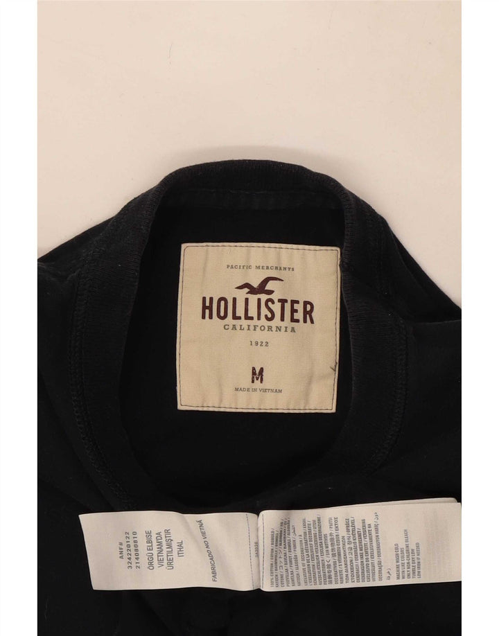 Hollister Mens Top Long Sleeve Medium Navy Blue