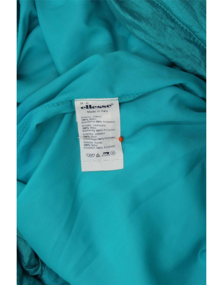 Ellesse Womens Ski Jumpsuit IT 46 Large Blue Nylon Retro