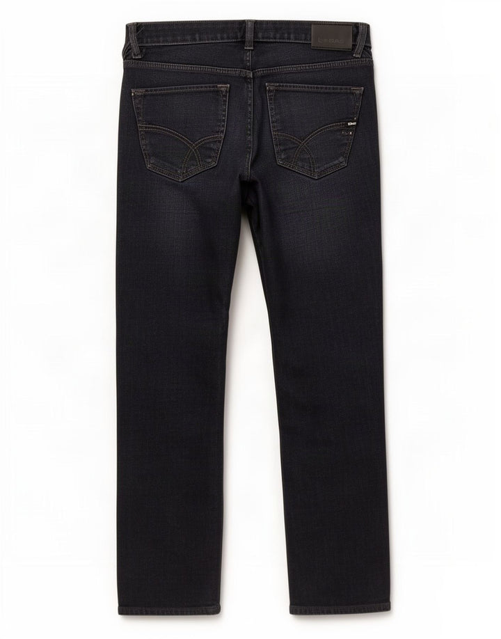 Gas Mens Straight Jeans W36 L34 Navy Blue Cotton