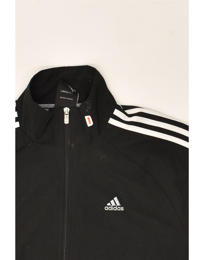 ADIDAS Mens Clima 365 Tracksuit Top Jacket Small Black Polyester | Vintage Adidas | Thrift | Second-Hand Adidas | Used Clothing | Messina Hembry 