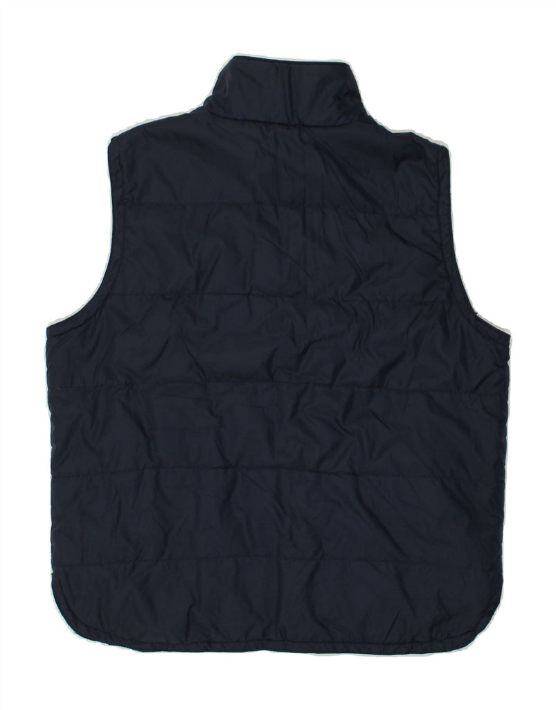 CHAMPION Mens Padded Gilet UK 38 Medium Navy Blue Polyamide | Vintage Champion | Thrift | Second-Hand Champion | Used Clothing | Messina Hembry 